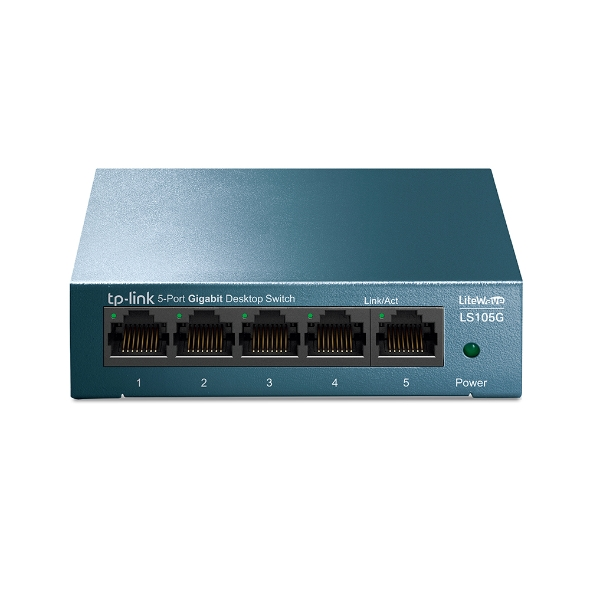TP-LINK darbalaukio tinklo jungiklis LS105G 10/100/1000 Mbps (RJ-45), nevaldomas, Ethernet LAN (RJ-45) prievadai 5