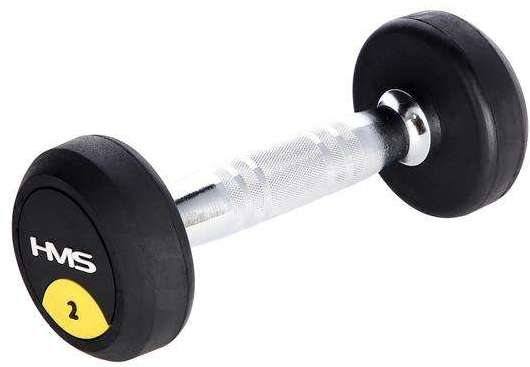 Guminis hantelis HMS HG Pro - 2 kg