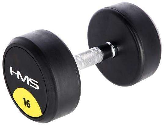 Guminis hantelis HMS HG Pro - 16 kg