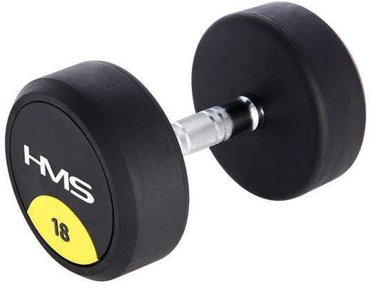 Guminis hantelis HMS HG Pro - 18 kg