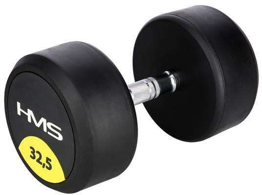 Guminis hantelis HMS HG Pro - 32,5 kg