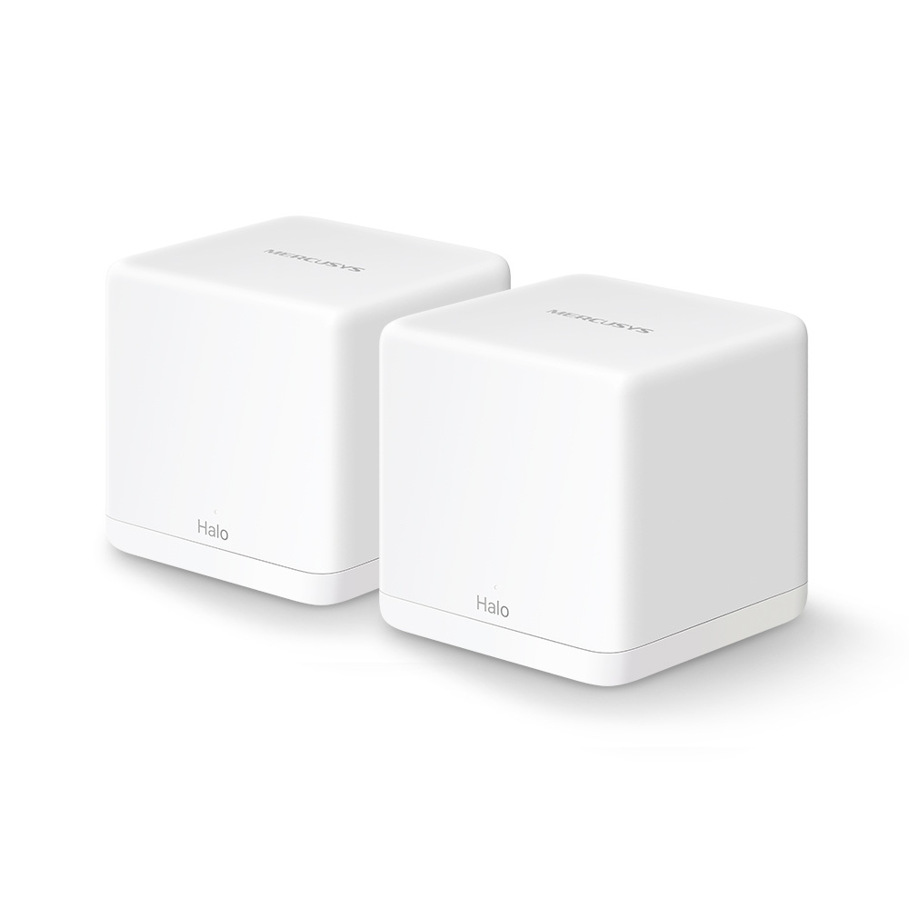 Mercusys AC1300 viso namų tinklelio „Wi-Fi“ sistema Halo H30G (2 paketai) 802.11ac, 400+867 Mbit/s, Ethernet LAN (RJ-45) prievadai 2, tinklelio palaikymas Taip, MU-MiMO Taip, baltas