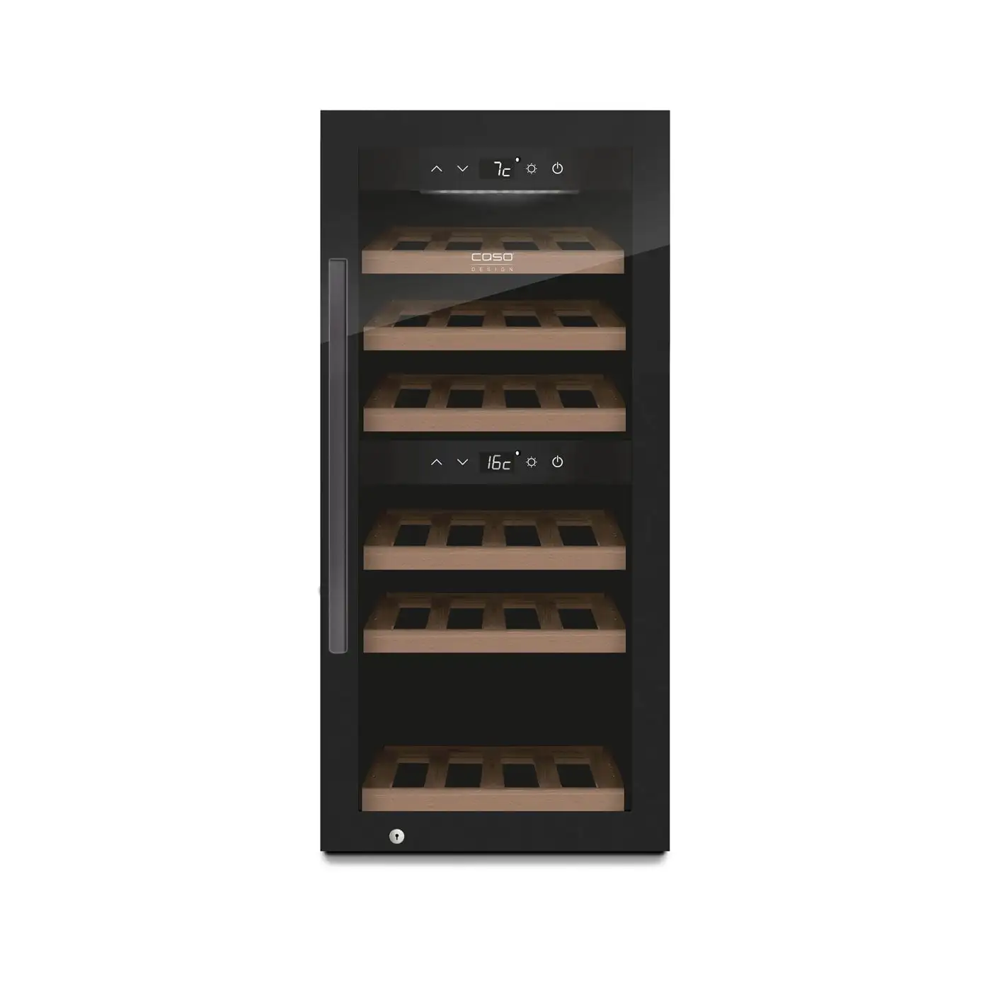 Vyno šaldytuvas Caso Smart Wine Cooler WineExclusive 24, juodas