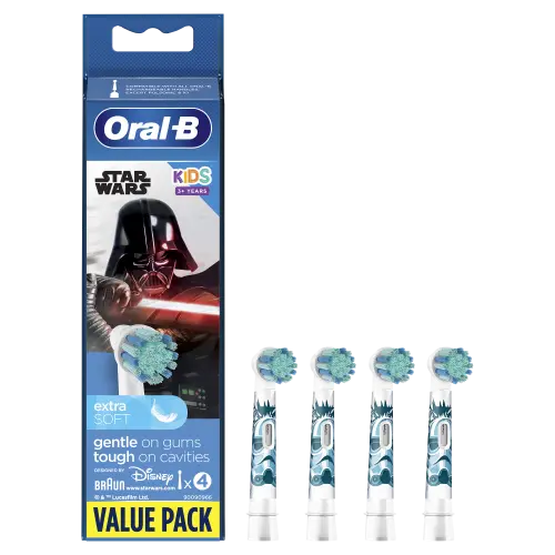 Dantų šepetėlio antgalis Oral-B EB10-4 kids star wars
