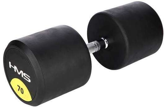 Guminis hantelis HMS HG Pro - 70 kg