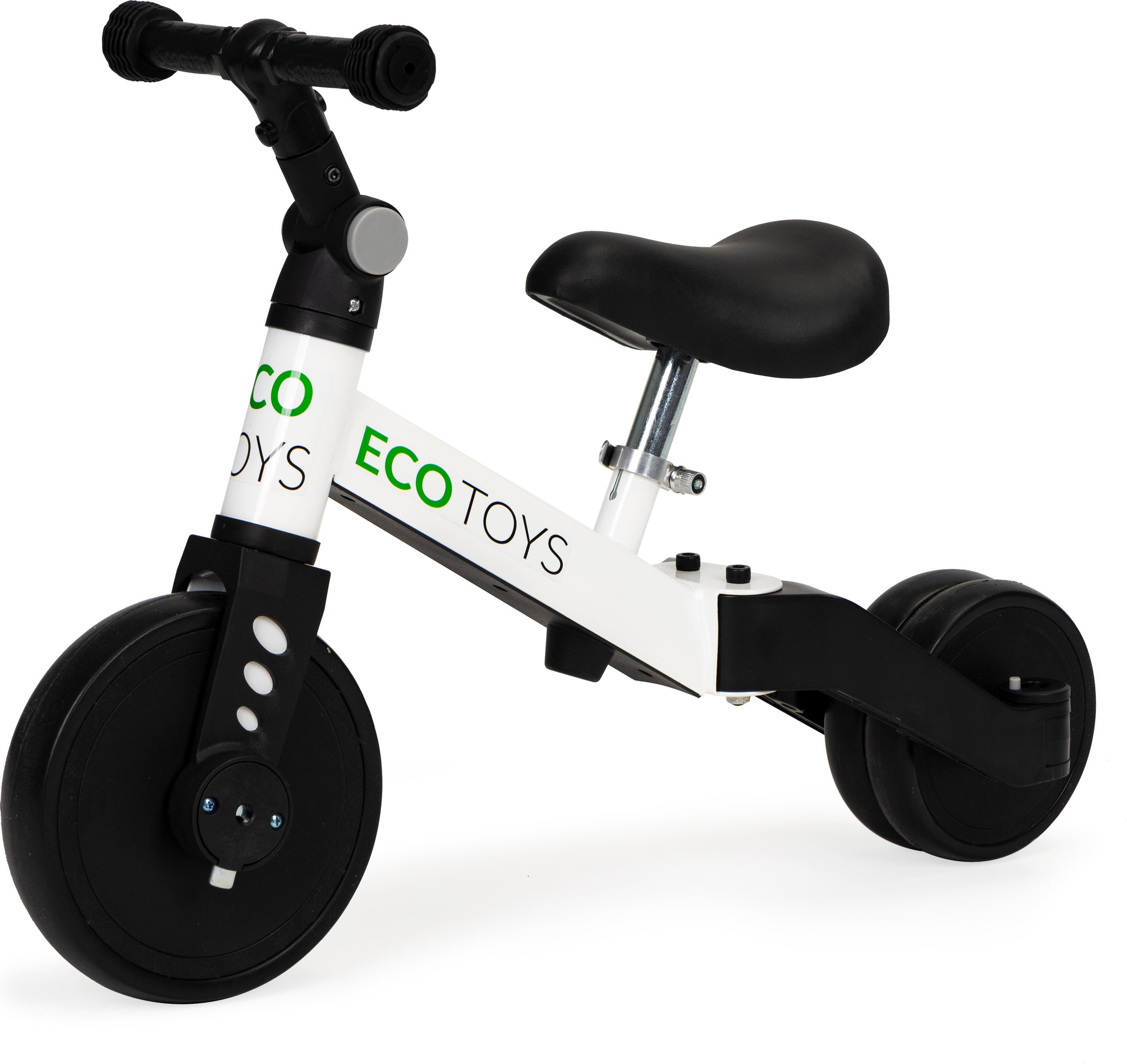 Balansinis triratukas su pedalais Eco Toys 2 in 1, Baltas