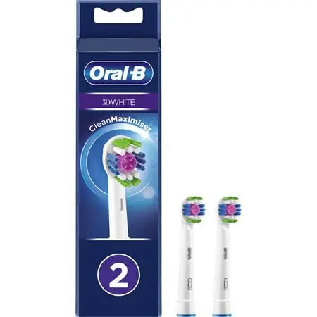 Dantų šepetėlio antgalis Oral-B EB18-2 3D, baltas