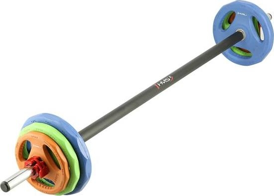 Body Pump grifo ir svorių rinkinys HMS SBP22, 20kg