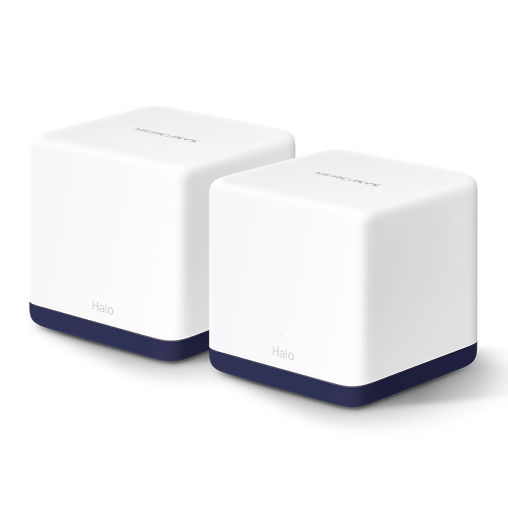 „Mercusys AC1900 Whole Home Mesh Wi-Fi“ sistema Halo H50G (2 paketai) 802.11ac, 600+1300 Mbit/s, Ethernet LAN (RJ-45) prievadai 3, tinklelio palaikymas Taip, MU-MiMO Taip, baltas