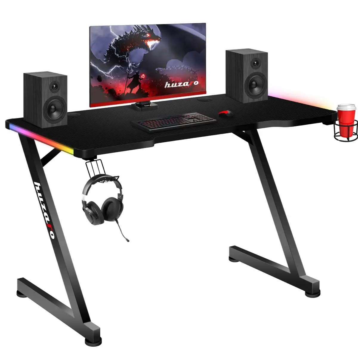 Žaidimų stalas Huzaro Hero 2.5 RGB
