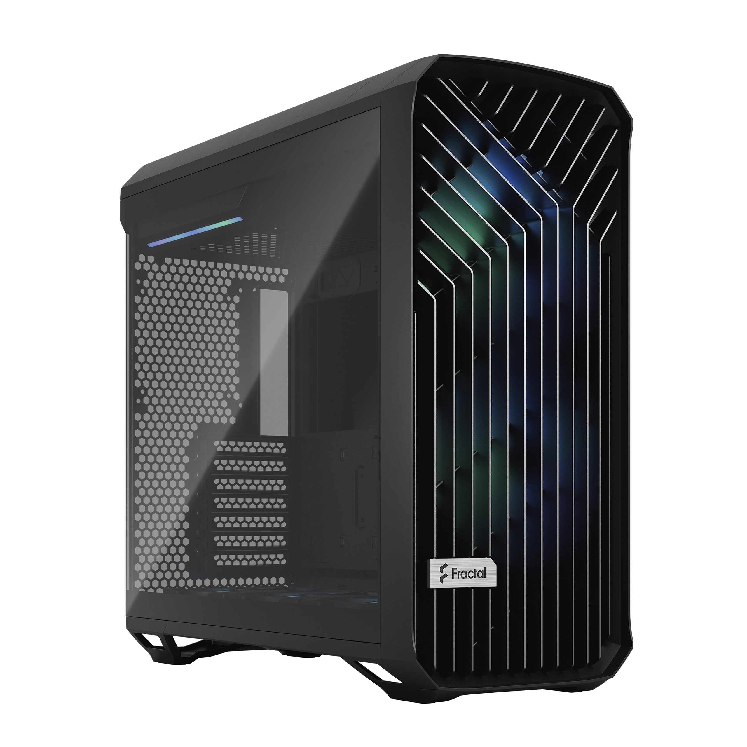 Fractal Design Torrent Compact RGB TG Light Tint šoninis langas, juodas