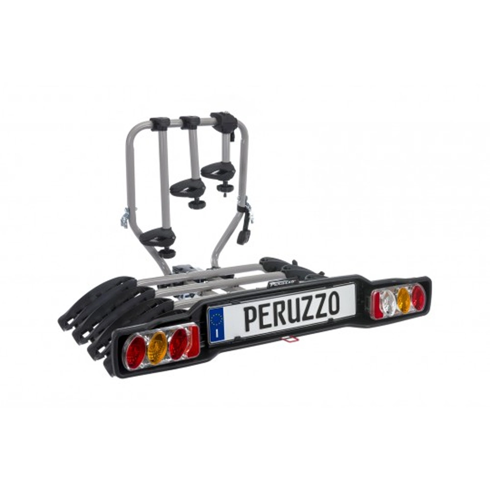 Autobagažinė Peruzzo Siena 4 dviračiam ant grąžulo (plienas, atlenkiama)