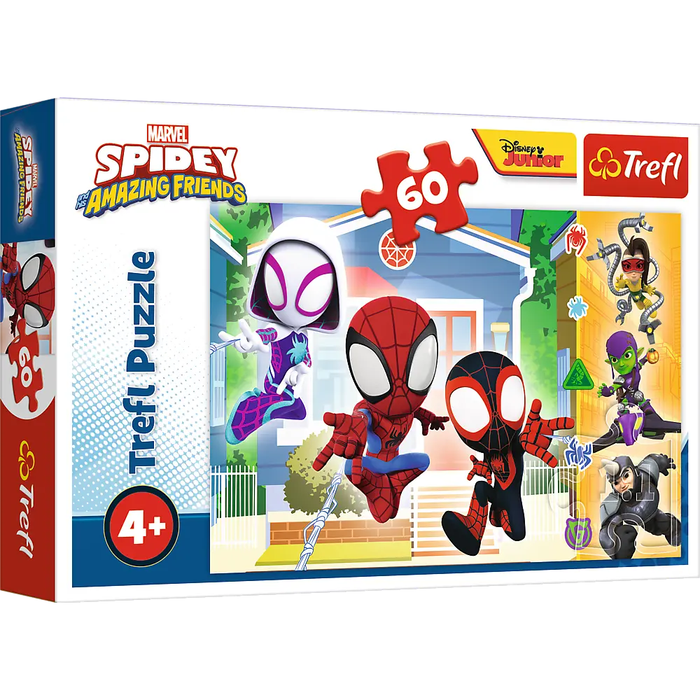 TREFL SPIDERMAN Dėlionė „Spidey“ 60 det.