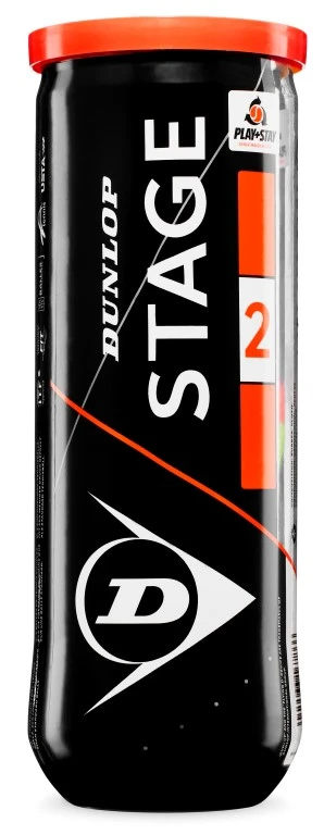 Teniso kamuoliukai Dunlop STAGE 2 ORANGE 3-tube ITF