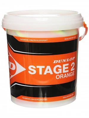 Teniso kamuoliukai Dunlop STAGE 2 ORANGE 60-bucket ITF