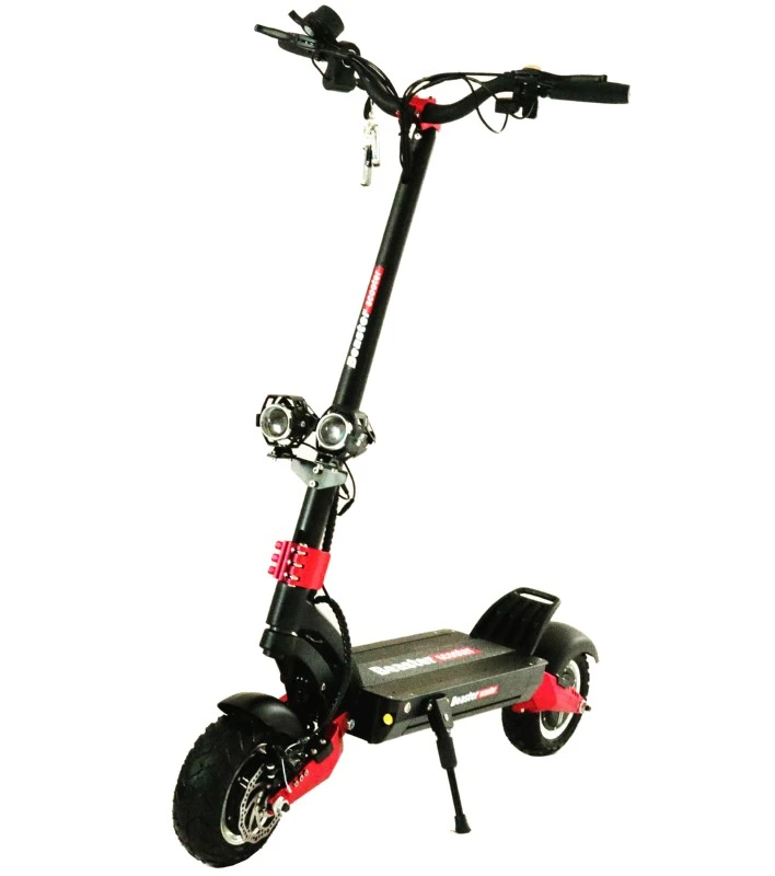 Elektrinis paspirtukas Beaster Scooter BS65, 2 x 1600W, 52V, 20,8 Ah, juodas/raudonas