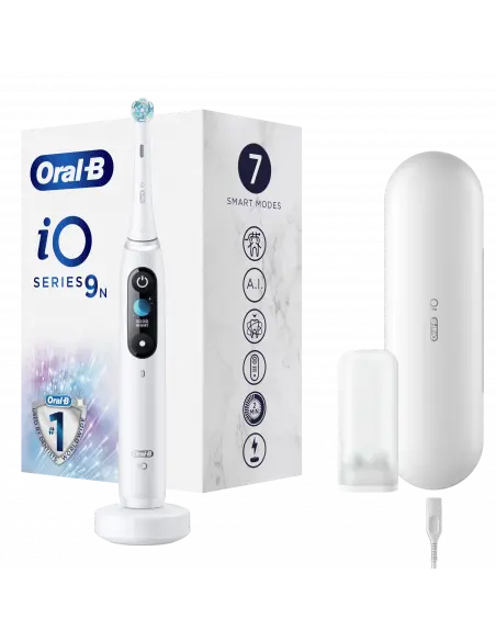 Elektrinis dantų šepetėlis Oral-B iOM9.1A1.1AD White Alabaster