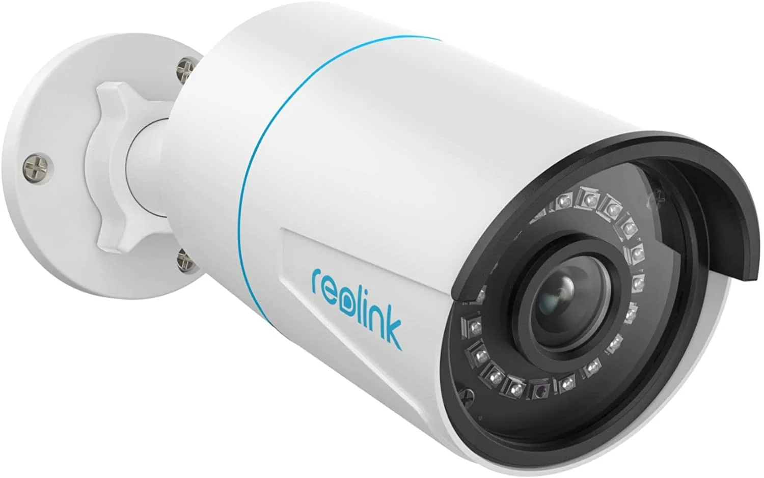 Reolink IP kamera RLC-510A Bullet, 5 MP, fiksuotas objektyvas, Power over Ethernet (PoE), IP66, H.264, MicroSD (maks. 256 GB), balta
