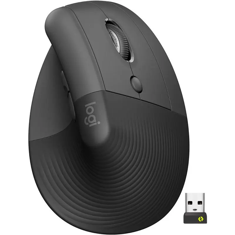 Pelė Logitech Lift Vertical Ergonomic Optical Graphite