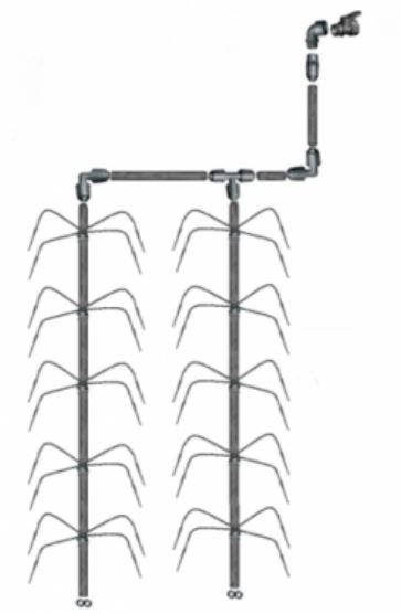 Laistymo sistema KLASIKA SPIDER 4 (vandentiekiui)