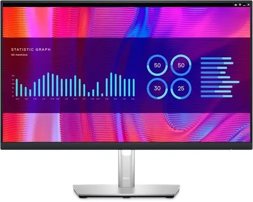 „Dell“ USB-C šakotuvo monitorius P2423DE 23,8 colio, IPS, QHD, 2560 x 1440, 16:9, 5 ms, 300 cd/m², juodas, 60 Hz, HDMI prievadų kiekis 1