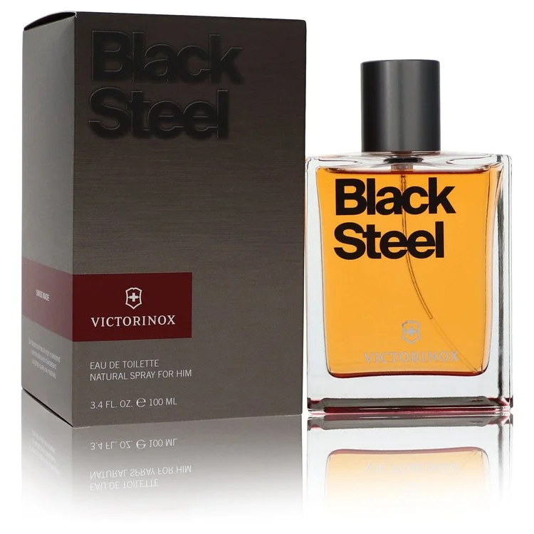 Victorinox Black Steel EDT Spray 100 ml for Men