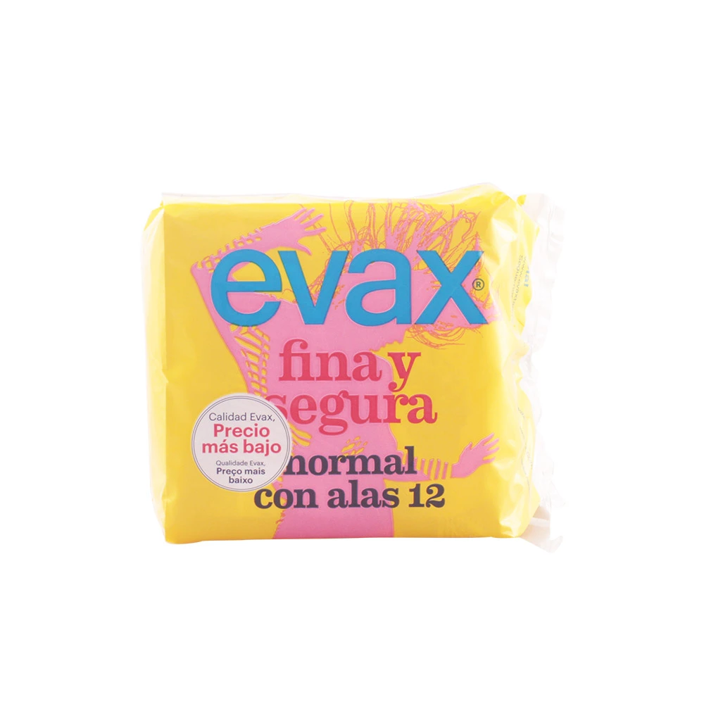 Evax Fina  Segura Normal With Wings Sanitary Towels 12 Units