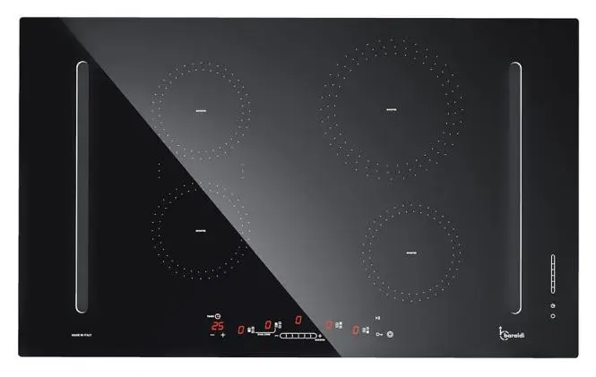 Indukcinė kaitlentė su gartraukiu Baraldi Diamond Flexi 83x51cm 700m3/h