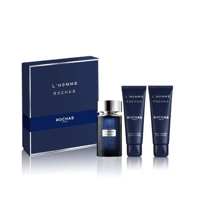 Rochas Lhomme De Rochas EDT Spray 100ml Set 3 Pieces 2020