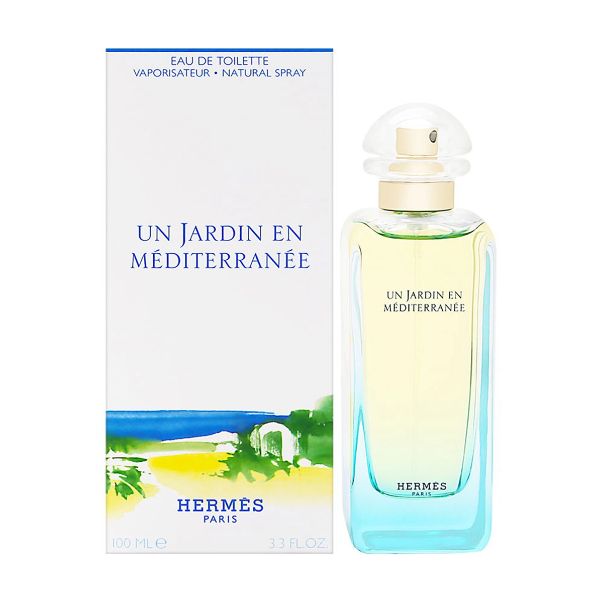 Hermes Un Jardin En Mediterranee EDT Spray  Unisex  100 ml for Women