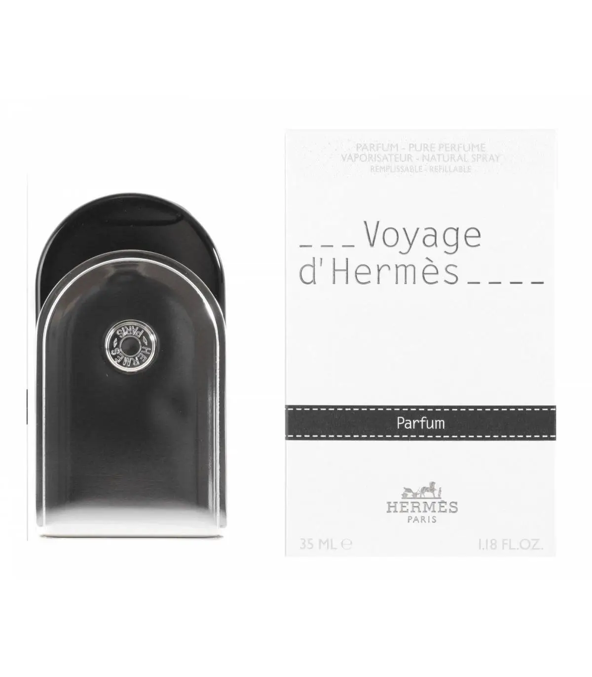 Hermes Voyage D  Pure Perfume Spray Refillable  Unisex  35 ml for Women