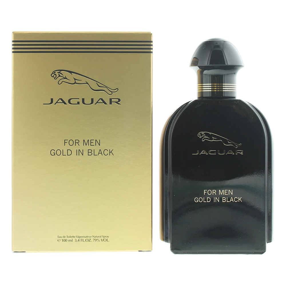 Jaguar Gold In Black EDT purškiklis 100 ml vyrams