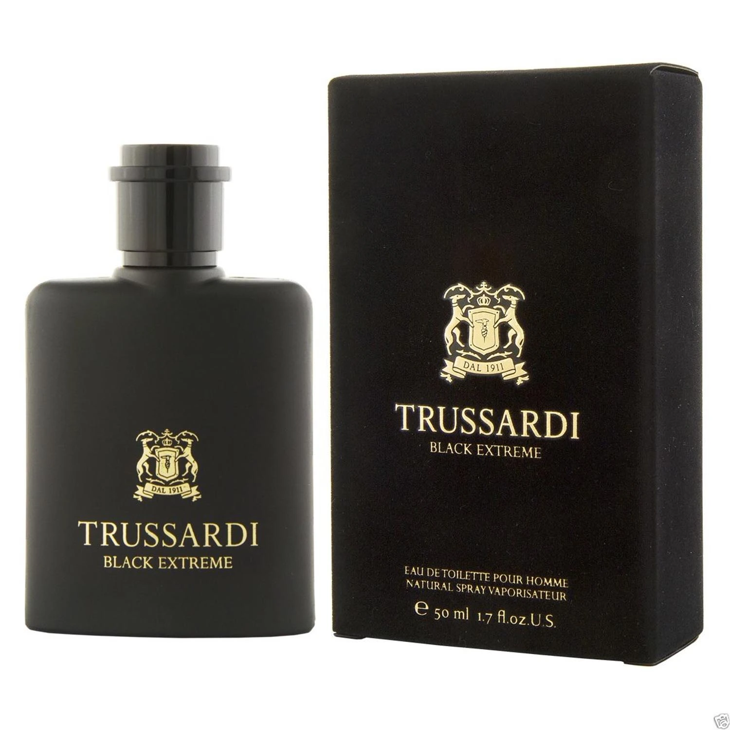 Trussardi Black Extreme EDT purškiklis 50 ml vyrams