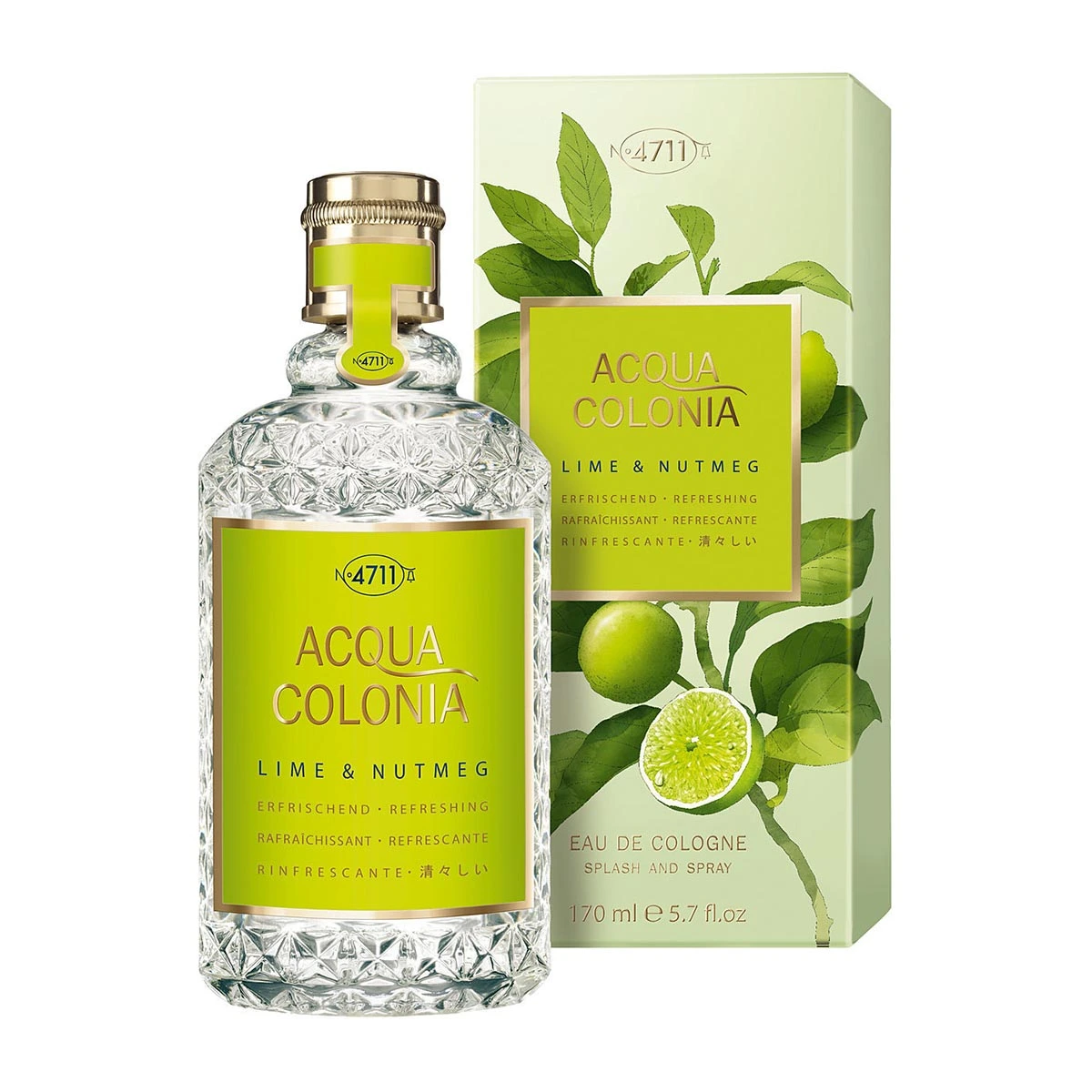 4711 Acqua Colonia Lime  Nutmeg   50 Ml   Cologne Spray   Unisex Perfume