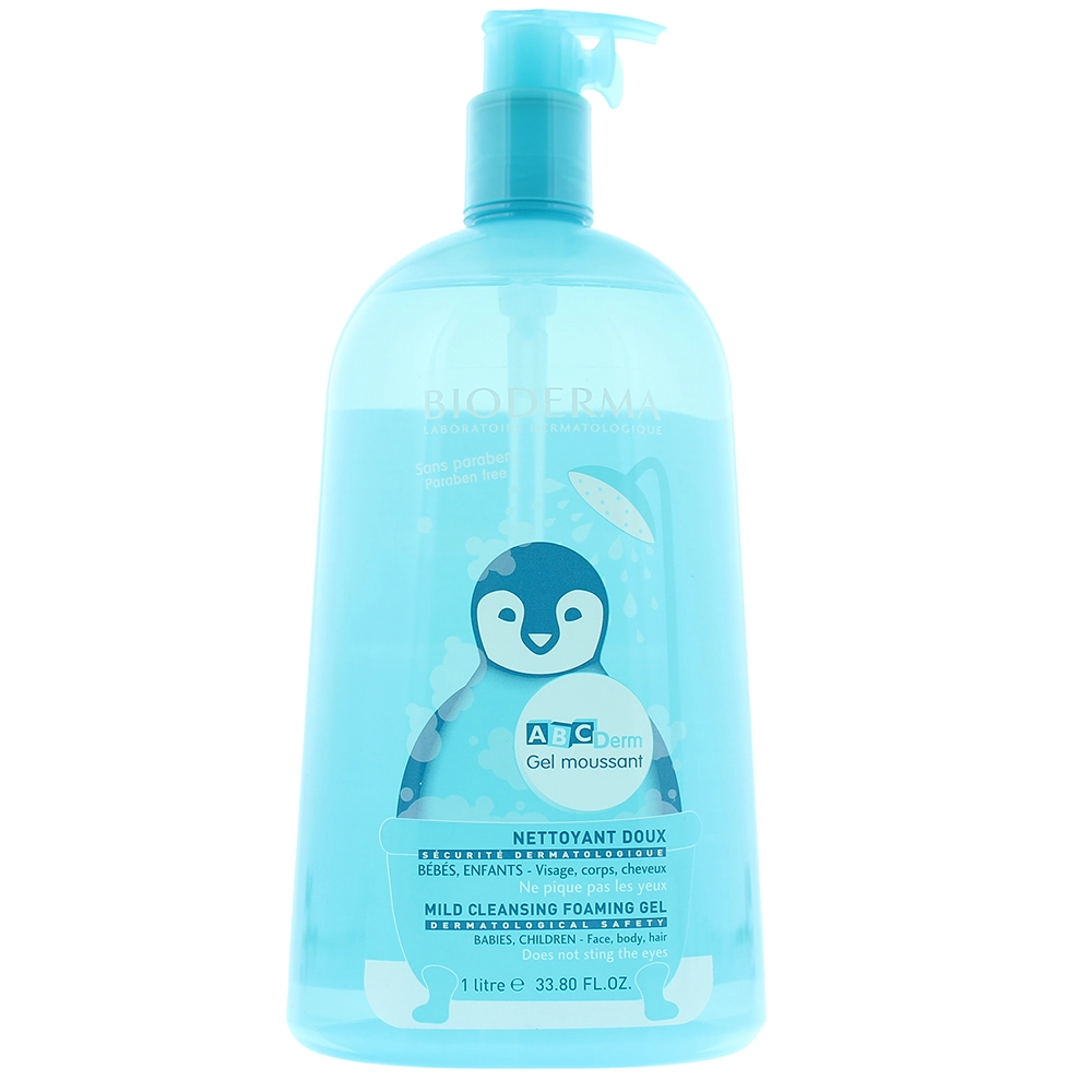 Bioderma kūno prausiklis vaikams ABCDERM MOUSSANT 1000 ml