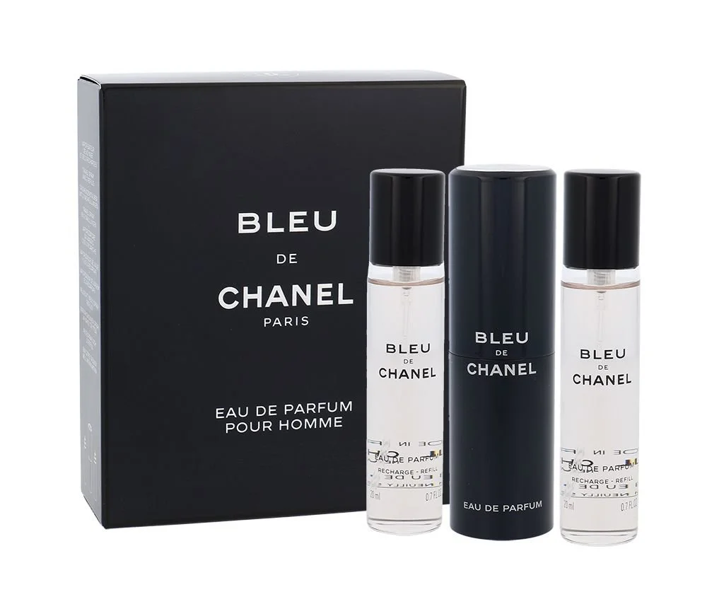 Kvepalai vyrams Chanel Bleu de Chanel EDP, 3 x 20 ml