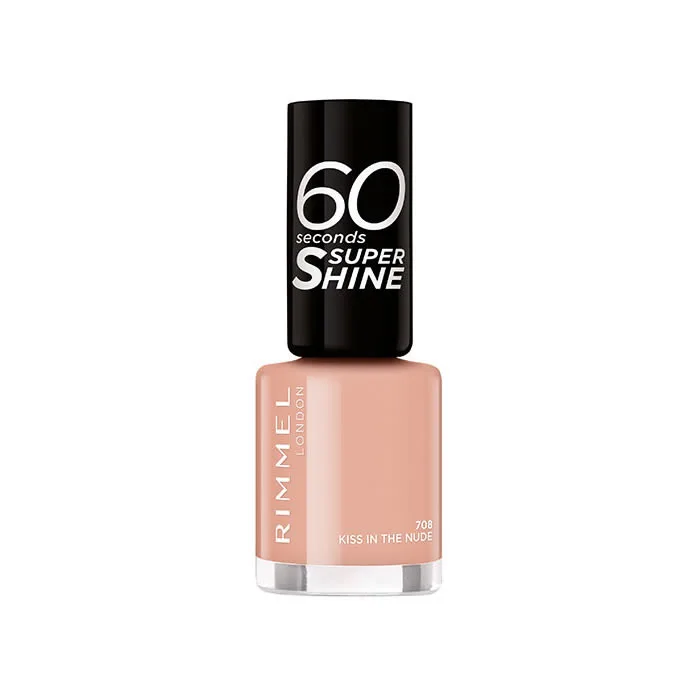 Rimmel 60 Seconds Super Shine 708 Kiss In The Nude