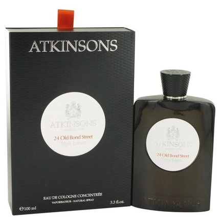 Atkinsons 24 Old Bond Street Triple Extract Eau De Cologne Concentree Spray 100 Ml For Men