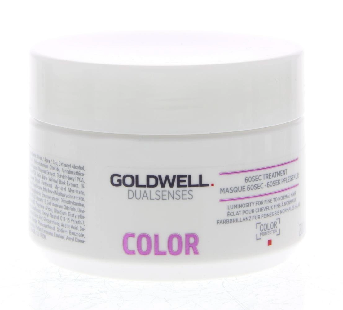 Goldwell Dualsenses Color 60sec Treatment Masker FijnNormaalGekleurd Haar 200ml