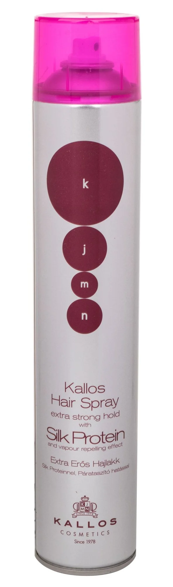 Kallos Cosmetics KJMN Silk Protein 750ml plaukų lakas