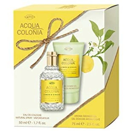Acqua Colonia 4711 Lemon  Ginger Set With Shower Gel 50 Ml   75 Ml
