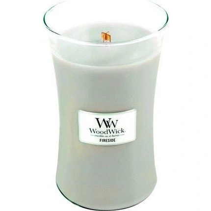 Aromatinė žvakė Woodwick Fireside, 609 g