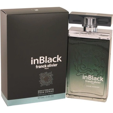 Franck Olivier In Black EDT purškiklis 75 ml vyrams