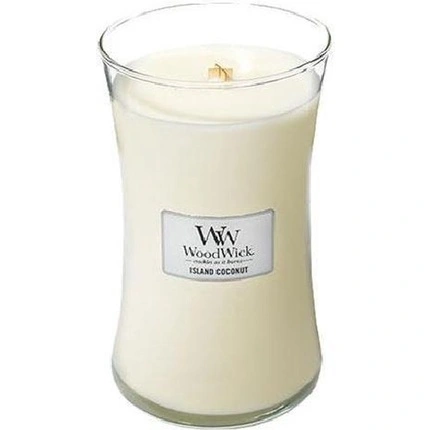 Aromatinė žvakė Woodwick Island Coconut, 609 g