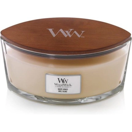 Aromatinė žvakė Woodwick White Honey, 453 g