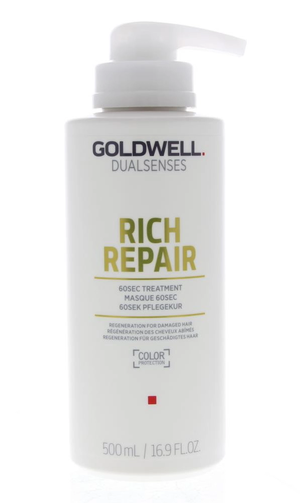 Goldwell Dualsenses Rich Repair 60sec Treatment Masker DroogBeschadigd Haar 500ml