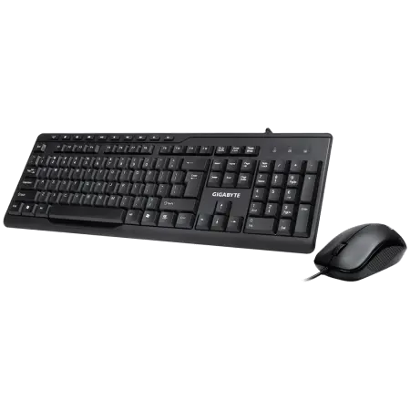 Klaviatūros ir pėlės rinkinys Gigabyte KM6300 (ENG), Juoda