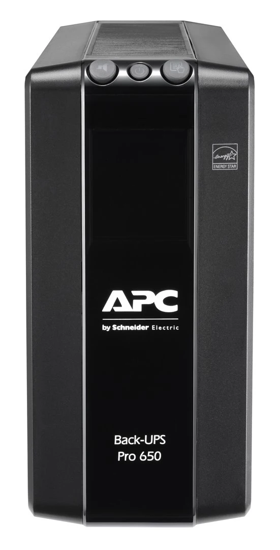 APC BACK UPS PRO BR 650VA, 6 OUTLETS, AVR, LCD SĄSAJA