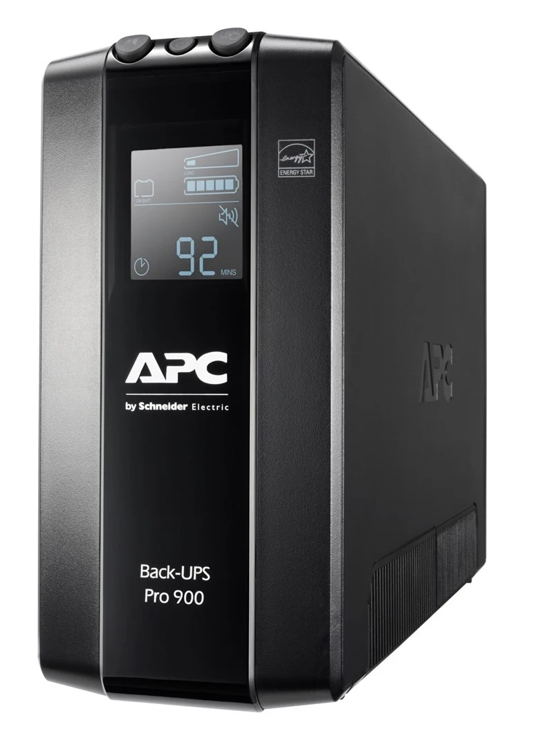 APC BACK UPS PRO BR 900VA, 6 OUTLETS, AVR, LCD SĄSAJA