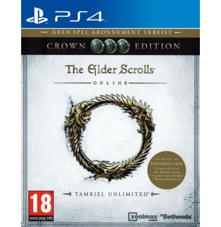 Kompiuterinis žaidimas The Elder Scrolls Online: Tamriel Unlimited - Crown Edition PS4